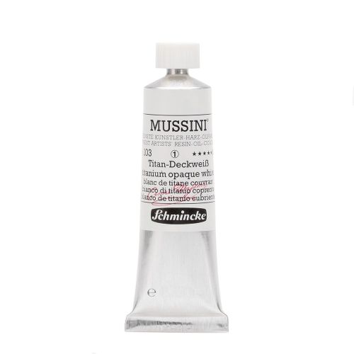 Schmincke Mussini Titanium Opaque White Oil Paint 150 Ml Schmincke Mussini Titanium Opaque White Oil Paint 150 Ml
